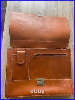 Moroccan Leather Briefcase, Lawyer Briefcase for Men, Handcrafted Leather Satche