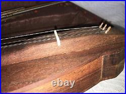 Mountain Dulcimer String Instrument in Wood Carry Case Expertly Crafted + Books