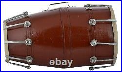 Musical Dholak Nut/Bolt Mango Wood Carry Bag Bolt Tuned Wedding Dholki for Bhaja