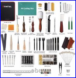 NEW King Tool, 385 pcs Leather Working Tools & Supplies, Carrying Organizer
