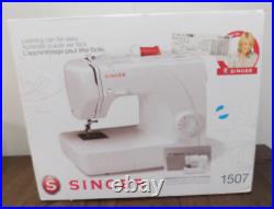 NEW Singer 1507 Sewing Machine with Canvas Cover Manual Foot Switch