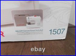 NEW Singer 1507 Sewing Machine with Canvas Cover Manual Foot Switch