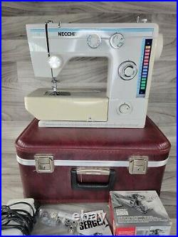 Necchi 537FA Portable Sewing Machine, carrying case, micro serger & More