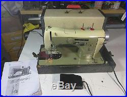 Necchi BU SUPERNOVA Sewing Machine with Original Carrying Case INDUSTRIAL