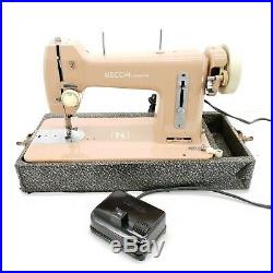 Necchi Esperia Sewing Machine Pink 18-0046992 with Pedal Carrying Case