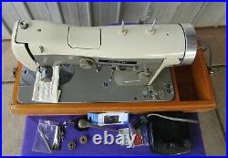 Necchi Supernova Automatica Sewing Machine Portable Carrying Case Vintage