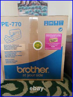 New Brother PE770 5x7 inch Computerized Sewing Machine-factory sealed box
