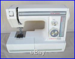 New Home Dx-2015 Sewing Machine With Accessories Manual & Carrying Case Serviced