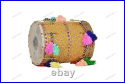 New Instrument musical Gujrati Kcchi Sheesham Bhangra Dhol Indian Dhol With Bag