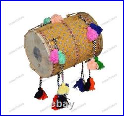 New Instrument musical Gujrati Kcchi Sheesham Bhangra Dhol Indian Dhol With Bag