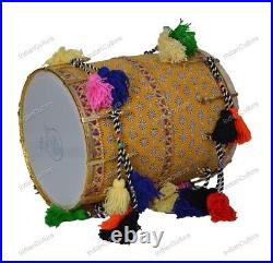 New Instrument musical Gujrati Kcchi Sheesham Bhangra Dhol Indian Dhol With Bag