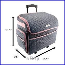 New Rolling Sewing Machine Carrying Tote Bag Wheels Storage Case Cover Universal