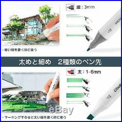 Ohuhu Marker Pen 100 Color Comic With Carrying Case Free Ship