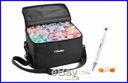 Ohuhu Marker Pen 200 Colorpen Set For Comic With Blender Pen & Carrying Case