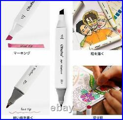Ohuhu Marker Pen 80 Color Set For Comics Illustration With Carrying Case Black