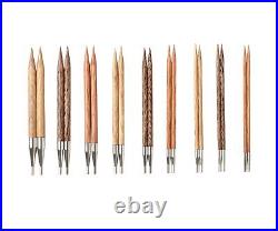 Options Wood Interchangeable Knitting Needle Set with Case and Stitch Markers