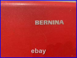 Original Hard RED CARRYING STORAGE CASE For Bernina 830 Record Sewing Machin