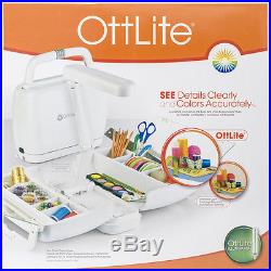 OttLite Craft Carrying Case WithLamp-White KCY008