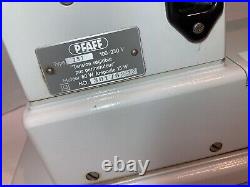 PFAFF 297 Sewing Machine with Pedal Manual & Hard Carrying Case Made in Germany