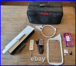 PFAFF CREATIVE 2140 EMBROIDERY UNIT RA 3021A With ACCESSORIES AND CARRYING CASE