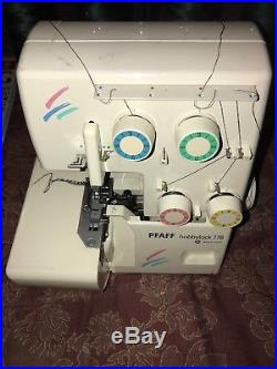 PFAFF HOBBYLOCK 776 SERGER ELECTRIC SEWING MACHINE & Carry Case