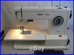 PFAFF Sewing Machine model 1222E With Carry Case-Working