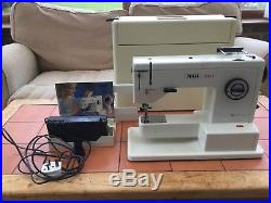 Pfaff 1222E All Rounder Sewing Machine & Accessories In Hard Carry Case