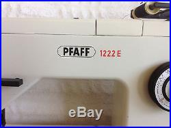 Pfaff 1222E Sewing Machine Electronic Hard Carry Case with Attachments & Manual