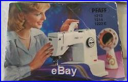 Pfaff 1222E Sewing Machine Includes Carrying Case and Accessories Tested