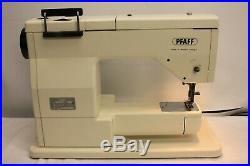 Pfaff 1222e Sewing Machine With Carrying Case And Pedal