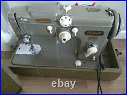 Pfaff 230 Sewing Machine with Carrying Case & Accessories working condition