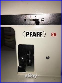 Pfaff 96 Sewing Machine With Zigzag And Carry Case With Key