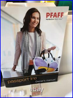 Pfaff Passport 3.0 with IDT with carry case, attachments, tested ready to go