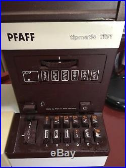 Pfaff Tipmatic 1151 Sewing Machine Carry Case, Foot Pedal & Accessories