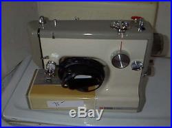Portable Sears Kenmore Sewing Machine in Carrying Case