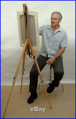 Portable Wooden Artist Easel with Carry Case