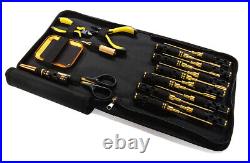Precision-Crafted RC Model Complete 18pcs Racing Tool Set with Pro Carrying Bag