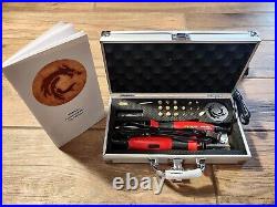 Premium Woodburning and Leather Crafting Pen Set with 35 Tips & Carrying Case