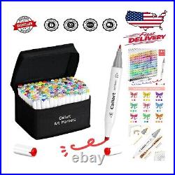 Professional 168 Alcohol-Based Markers Kit for Precise Blend & Color Mix