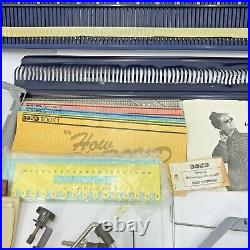 RARE Bond Knitting Machine With travel Carrying Case & TONS Of Accessories LOT
