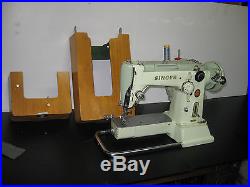 Rare Retro Singer 320k Heavy Duty Electric Sewing Machine With Carry Case