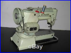 Rare Retro Singer 320k Heavy Duty Electric Sewing Machine With Carry Case
