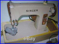 Rare Vintage Retro Original Singer Electric 275 Sewing Machine With Carry Case