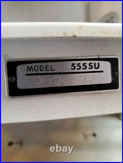 Riccar Super Stretch Sewing Machine Model 555SU with Case & Foot Pedal