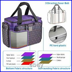 Rolling Sewing Machine Bag with Universal WheelsSewing Machine Carrying Case wi