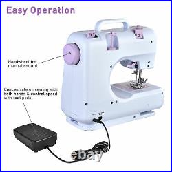 Rolling Sewing Machine Carrying Case with Electric Desktop Household Travel