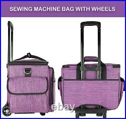 Rolling Sewing Machine Case, Detachable Rolling Sewing Machine Carrying Case on