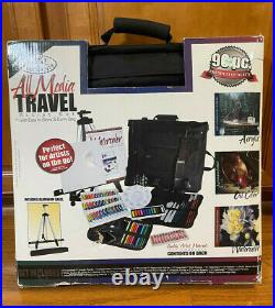 Royal & Langnickel All Media Travel Artist Set 96 Piece Art Carry Case Black