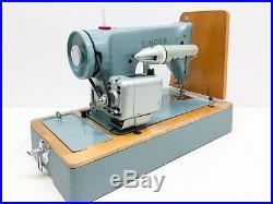 SINGER 285K SEWING MACHINE Fully Serviced + Original Carrying case