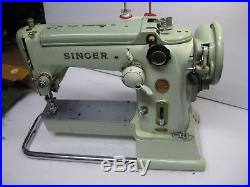 SINGER 320k ELECTRIC FOOT PEDAL OPERATED SEWING MACHINE WITH CARRY CASE